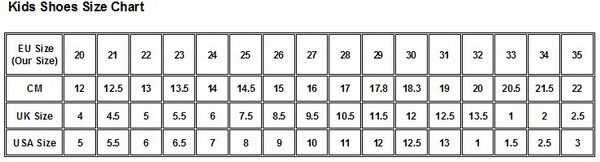 kids shoes size131211